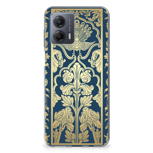 Motorola Moto G53 TPU Case Beige Flowers