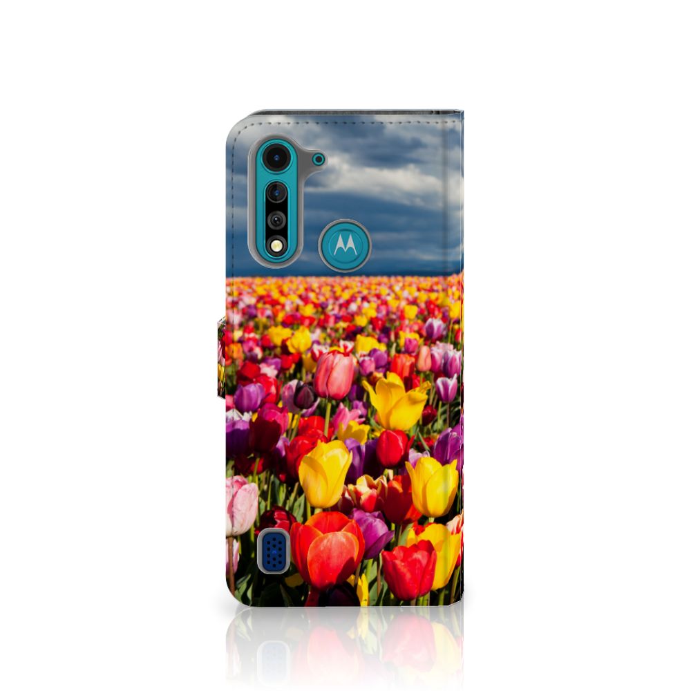 Motorola G8 Power Lite Hoesje Tulpen