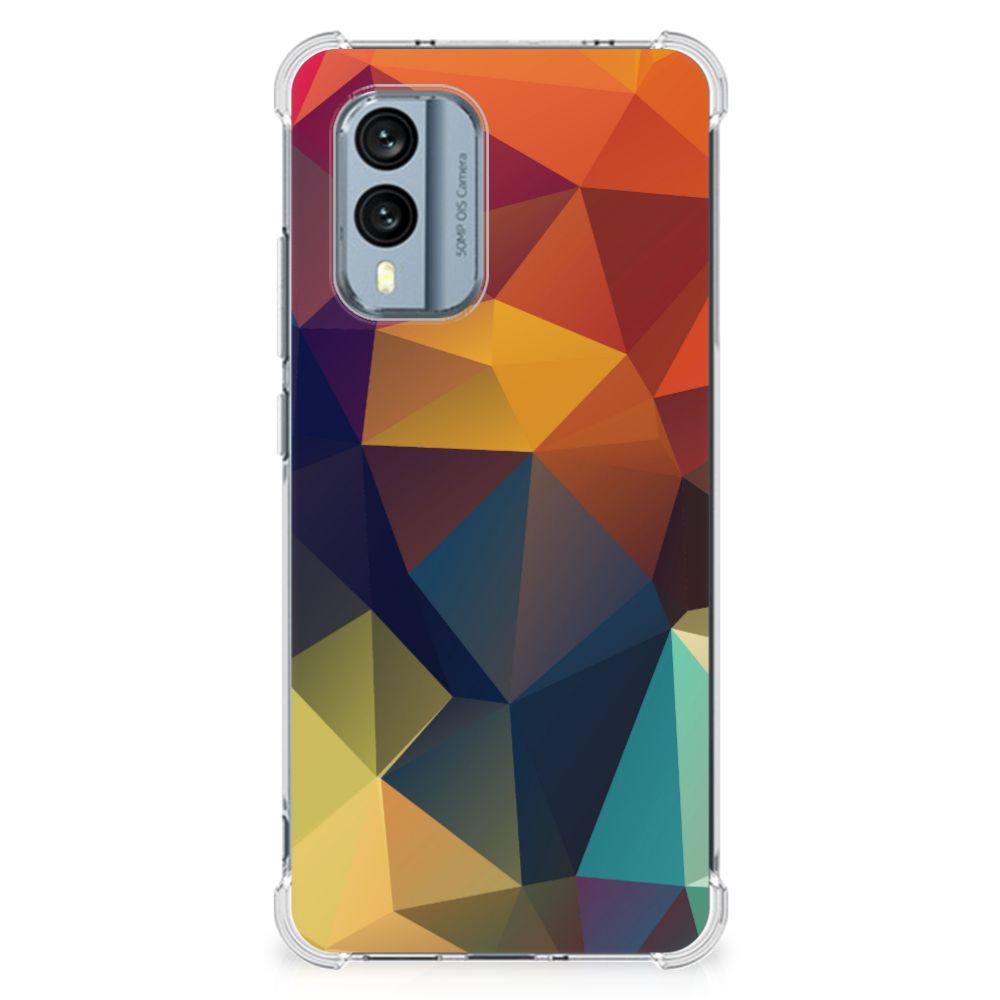 Nokia X30 Shockproof Case Polygon Color