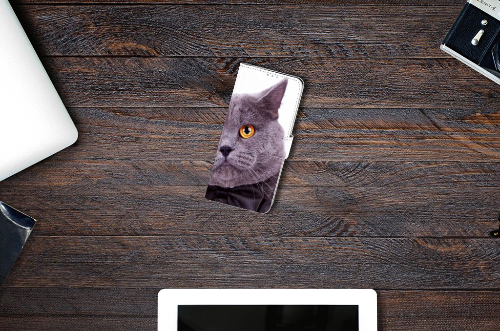 Samsung Galaxy S20 Plus Telefoonhoesje met Pasjes Kat