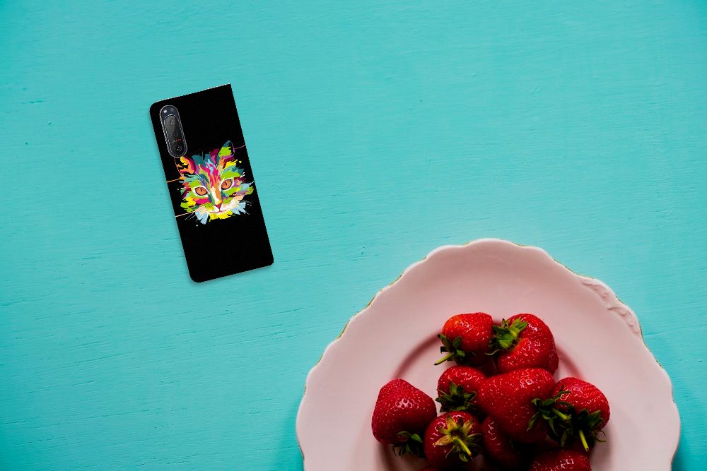 Sony Xperia 5 II Magnet Case Cat Color - B2C Telecom
