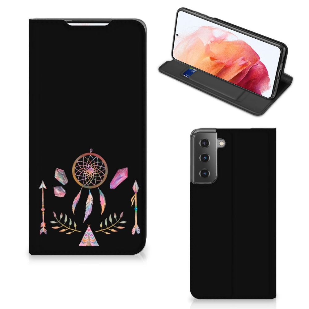 Samsung Galaxy S21 Magnet Case Boho Dreamcatcher