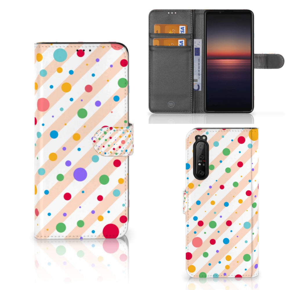 Sony Xperia 1 II Telefoon Hoesje Dots