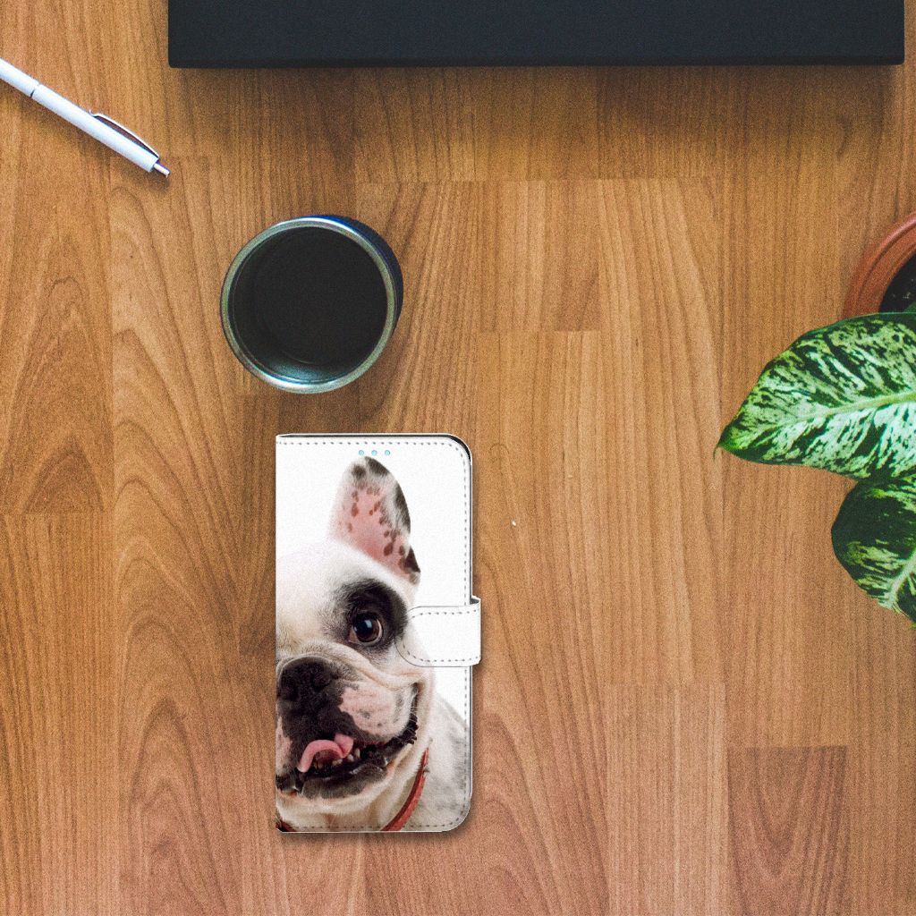 OPPO A76 | A96 Telefoonhoesje met Pasjes Franse Bulldog