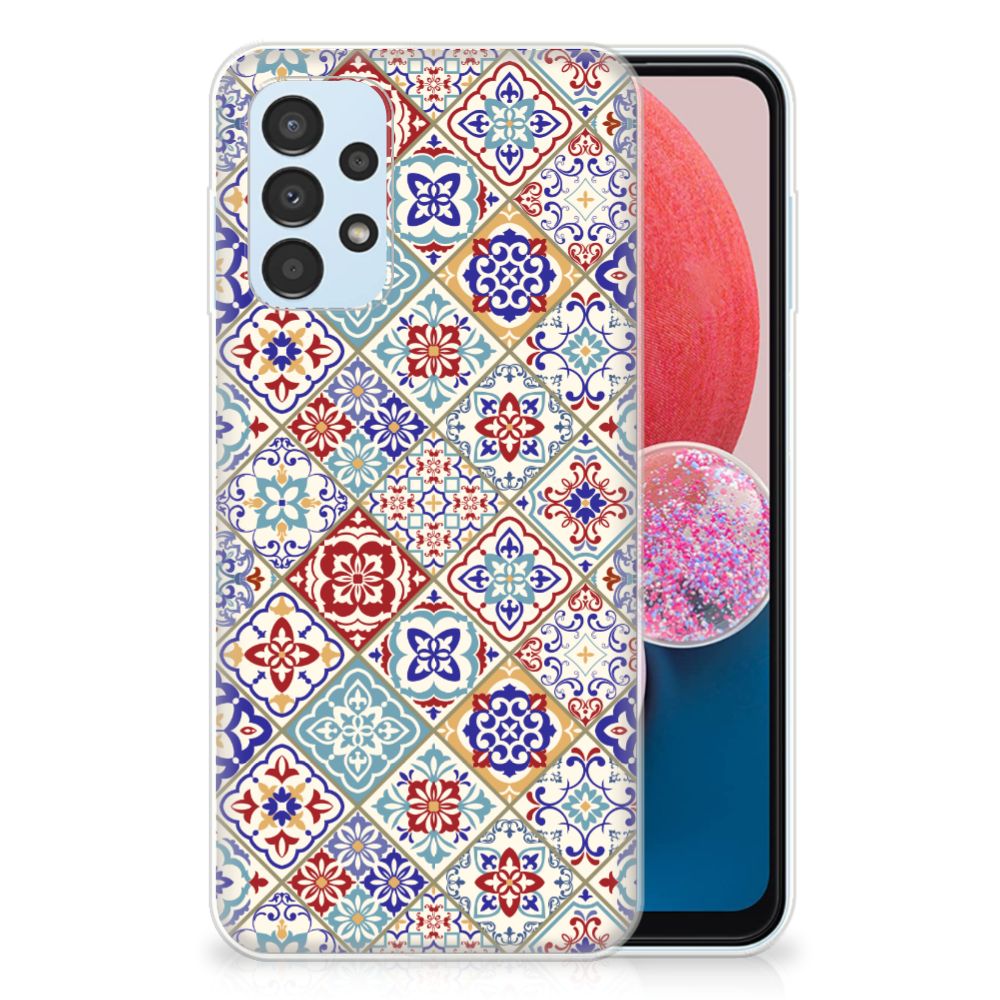 Samsung Galaxy A13 4G TPU Siliconen Hoesje Tiles Color B2C Telecom