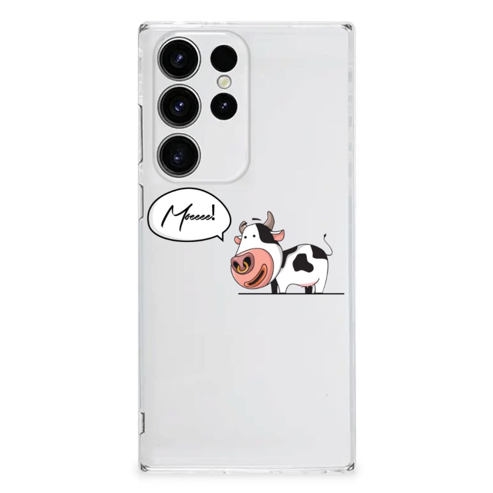 Samsung Galaxy S23 Ultra Telefoonhoesje met Naam Cow