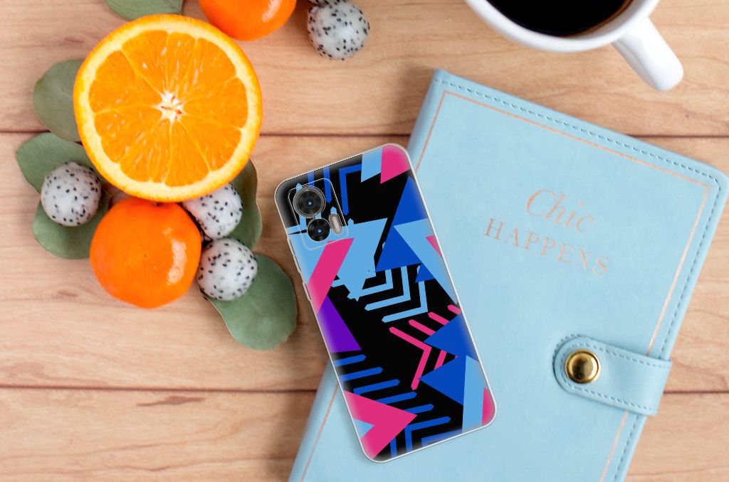 Motorola Edge 30 Neo TPU Hoesje Funky Triangle B2C Telecom