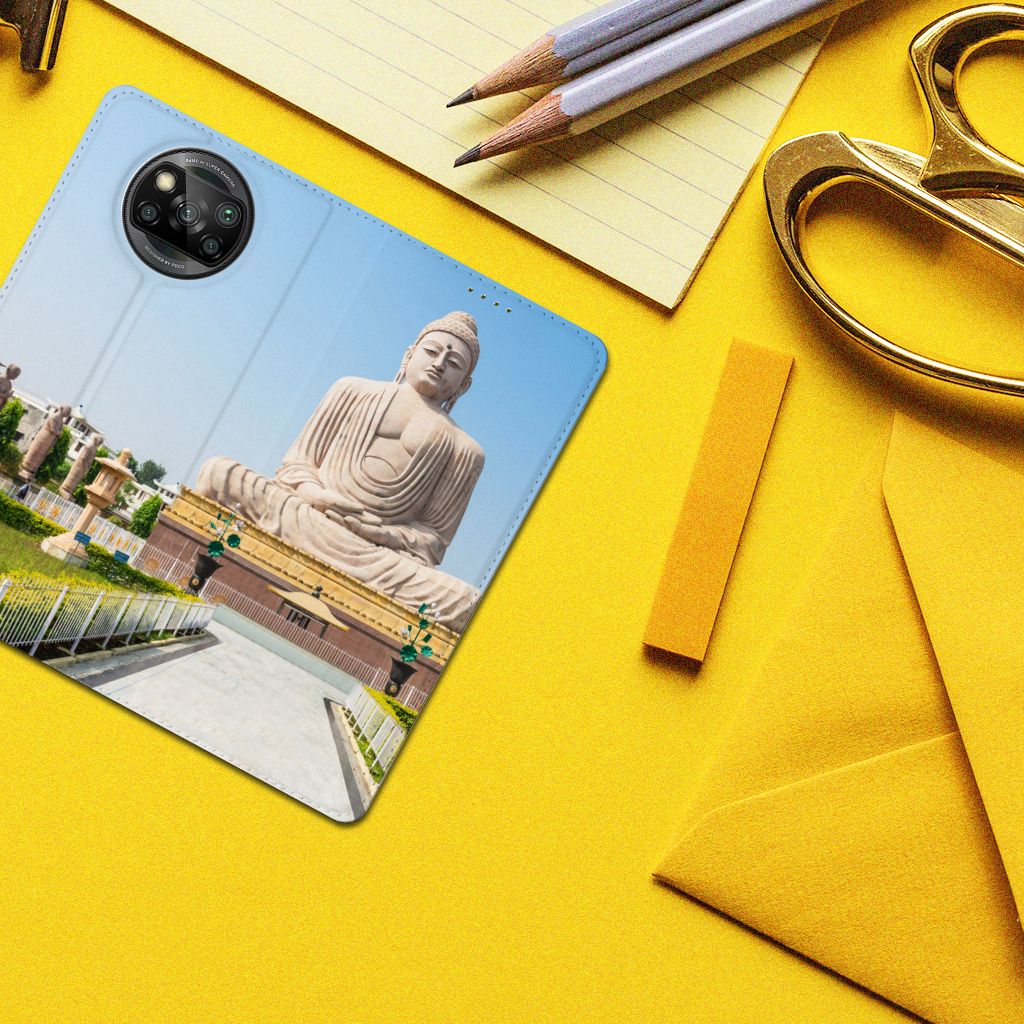 Xiaomi Poco X3 Pro | Poco X3 Book Cover Boeddha - B2C Telecom