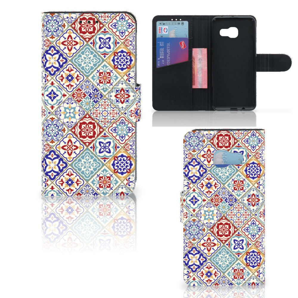 Samsung Galaxy A3 2017 Bookcase Tiles Color