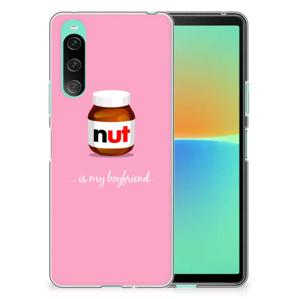 Sony Xperia 10 V Siliconen Case Nut Boyfriend