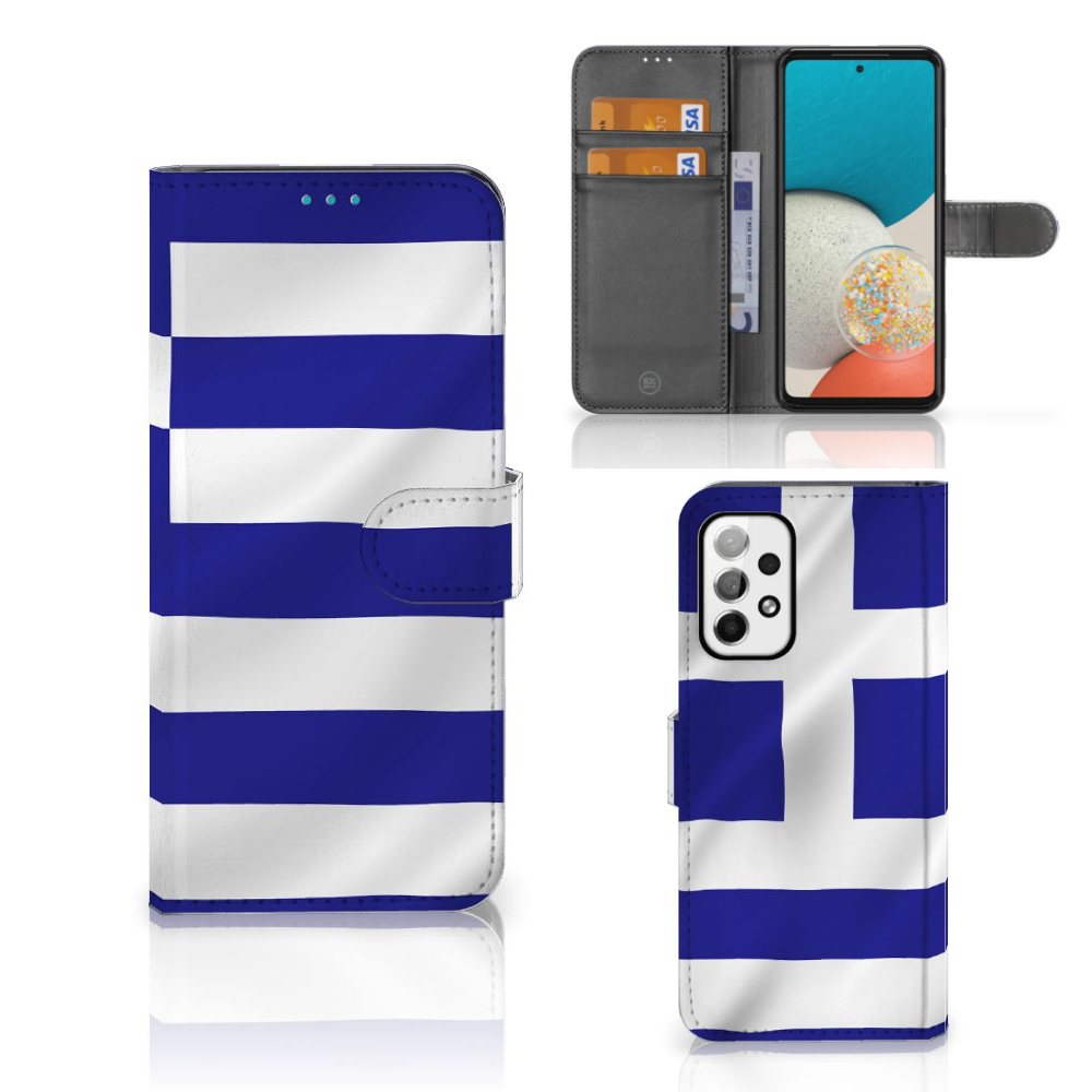 Samsung Galaxy A73 5G Bookstyle Case Griekenland