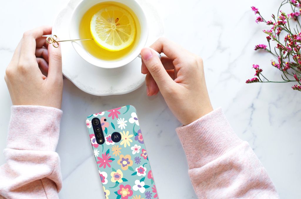 Motorola Moto G8 Power Lite TPU Case Flower Power