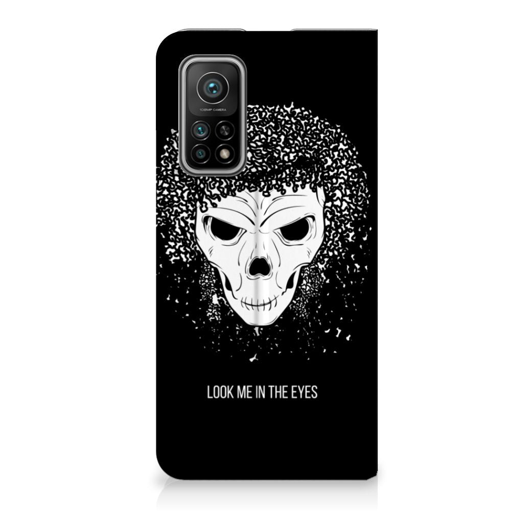 Mobiel BookCase Xiaomi Mi 10T | 10T Pro Skull Hair - B2C Telecom