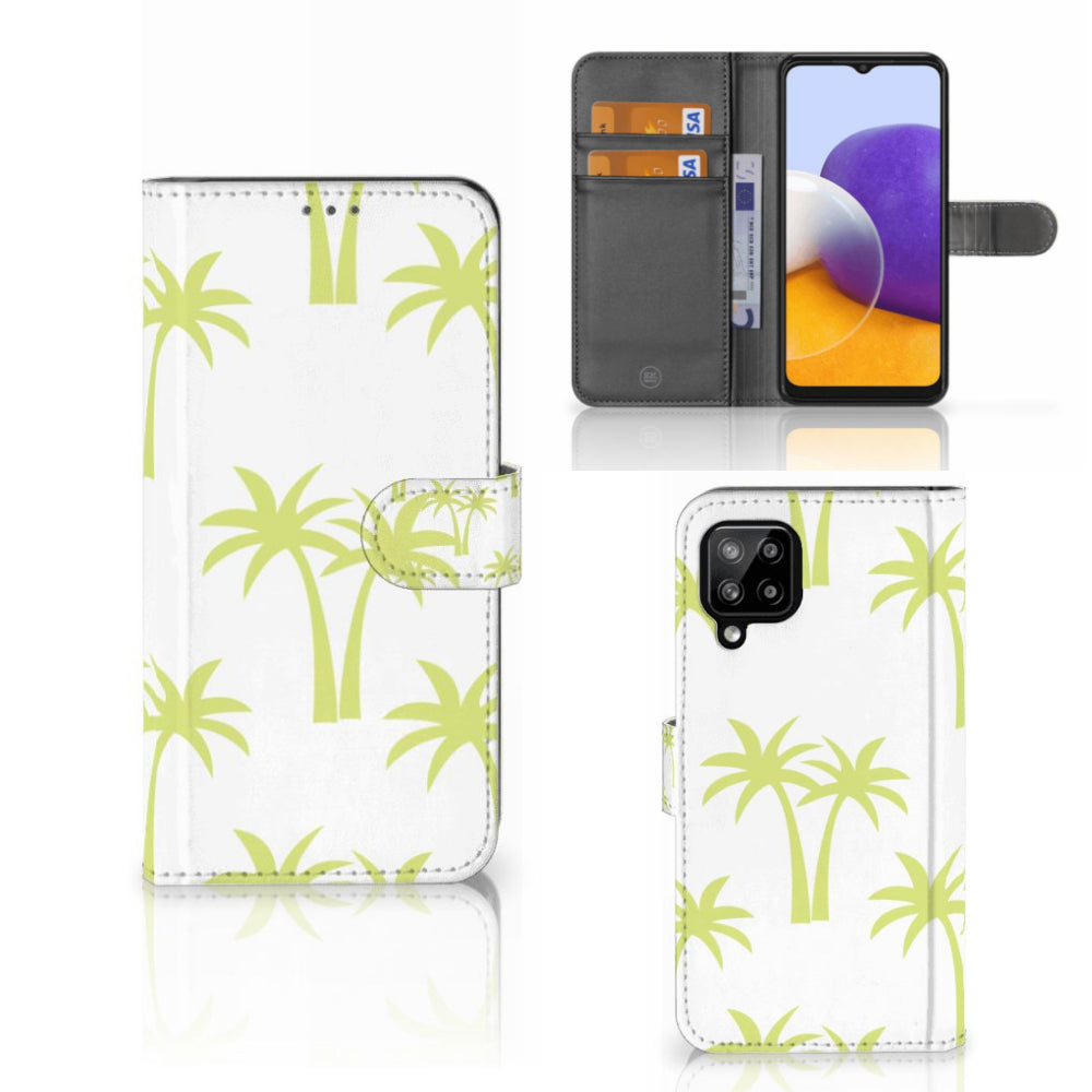 Samsung Galaxy A22 4G | M22 Hoesje Palmtrees