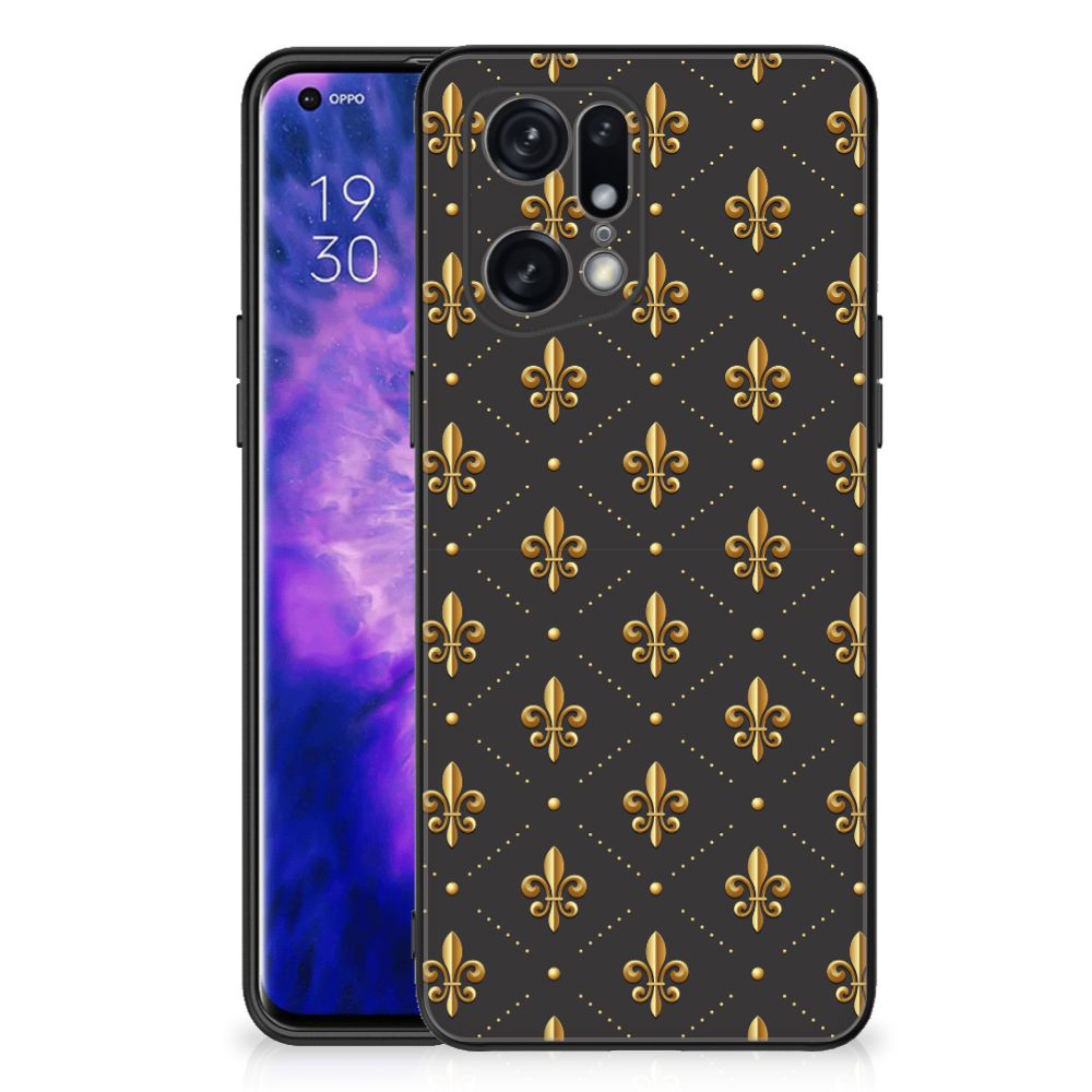 OPPO Find X5 Pro Back Case Franse Lelie