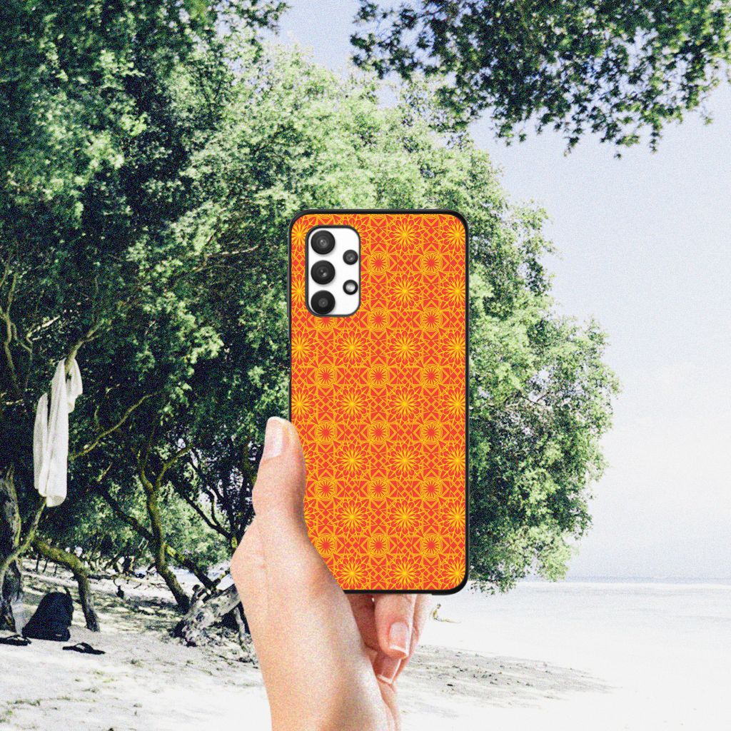 Samsung Galaxy A32 5G Back Case Batik Oranje B2C Telecom