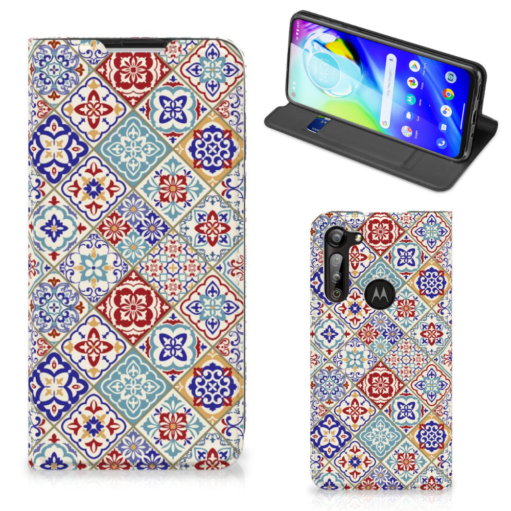 Motorola Moto G8 Power Standcase Tiles Color