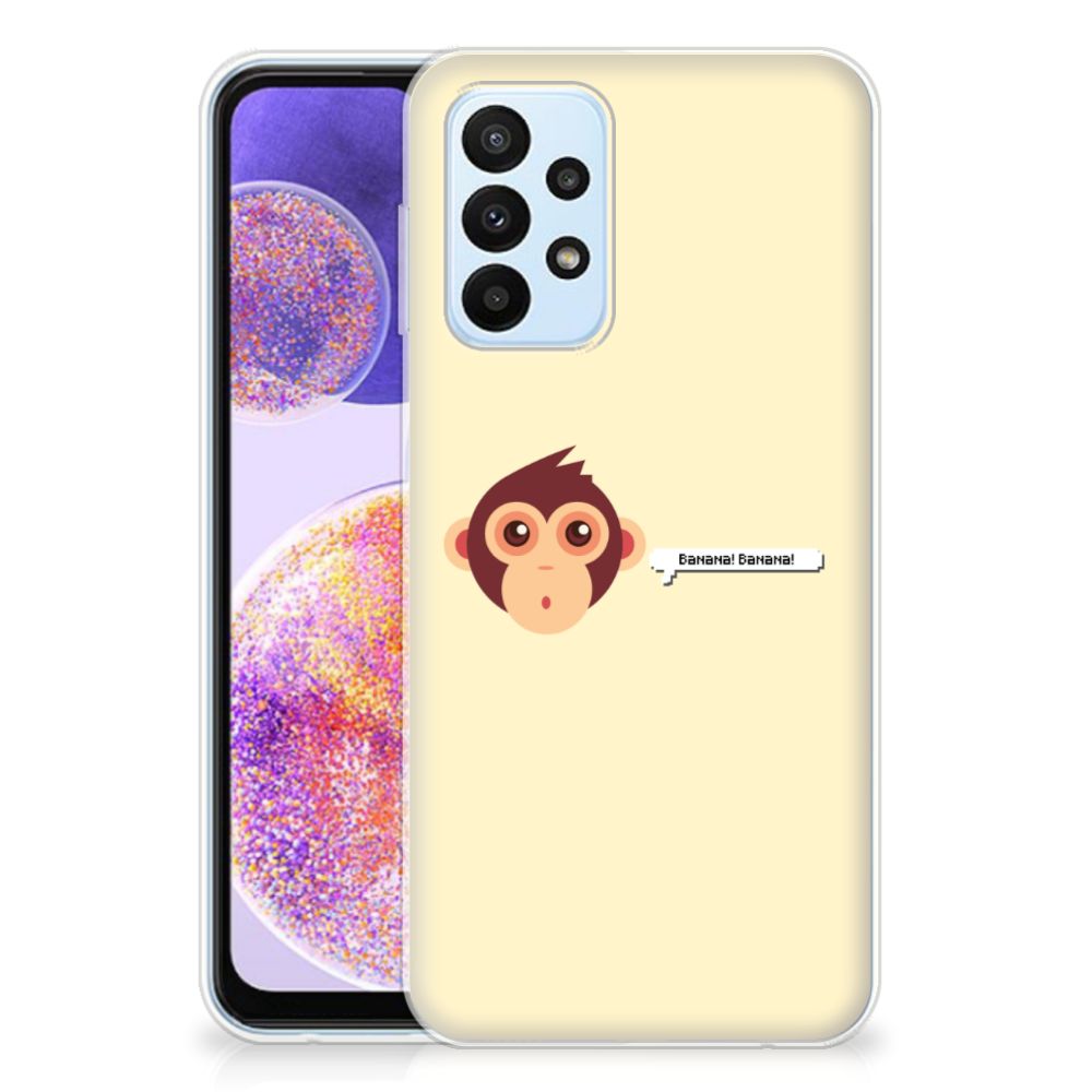 Samsung Galaxy A23 Telefoonhoesje met Naam Monkey B2C Telecom