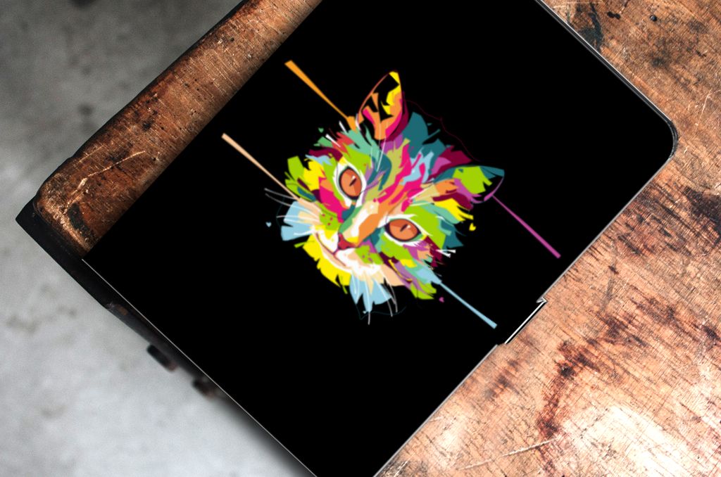 iPad Air (2020/2022) 10.9 inch Hippe Tablet Hoes Cat Color