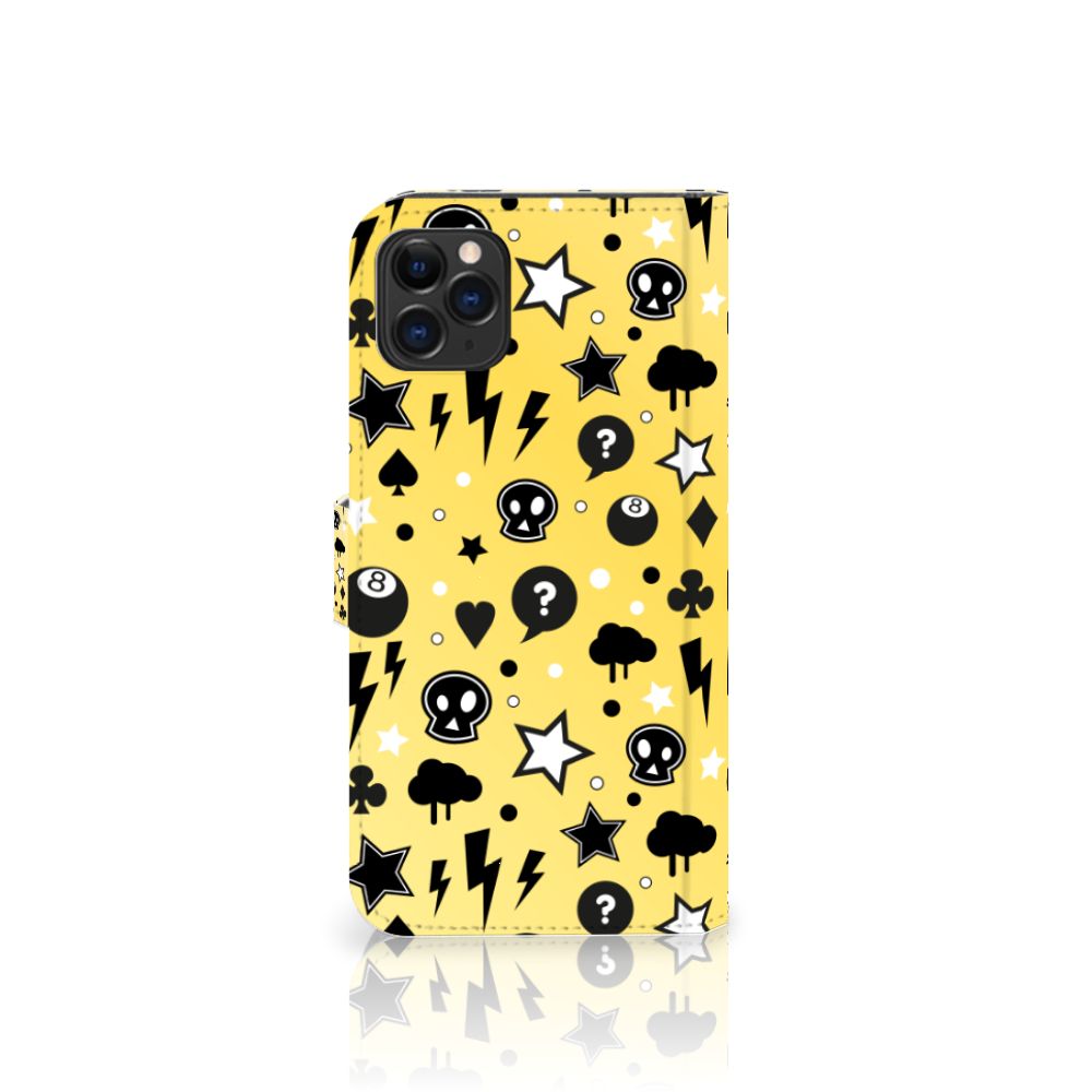 Telefoonhoesje met Naam Apple iPhone 11 Pro Max Punk Geel
