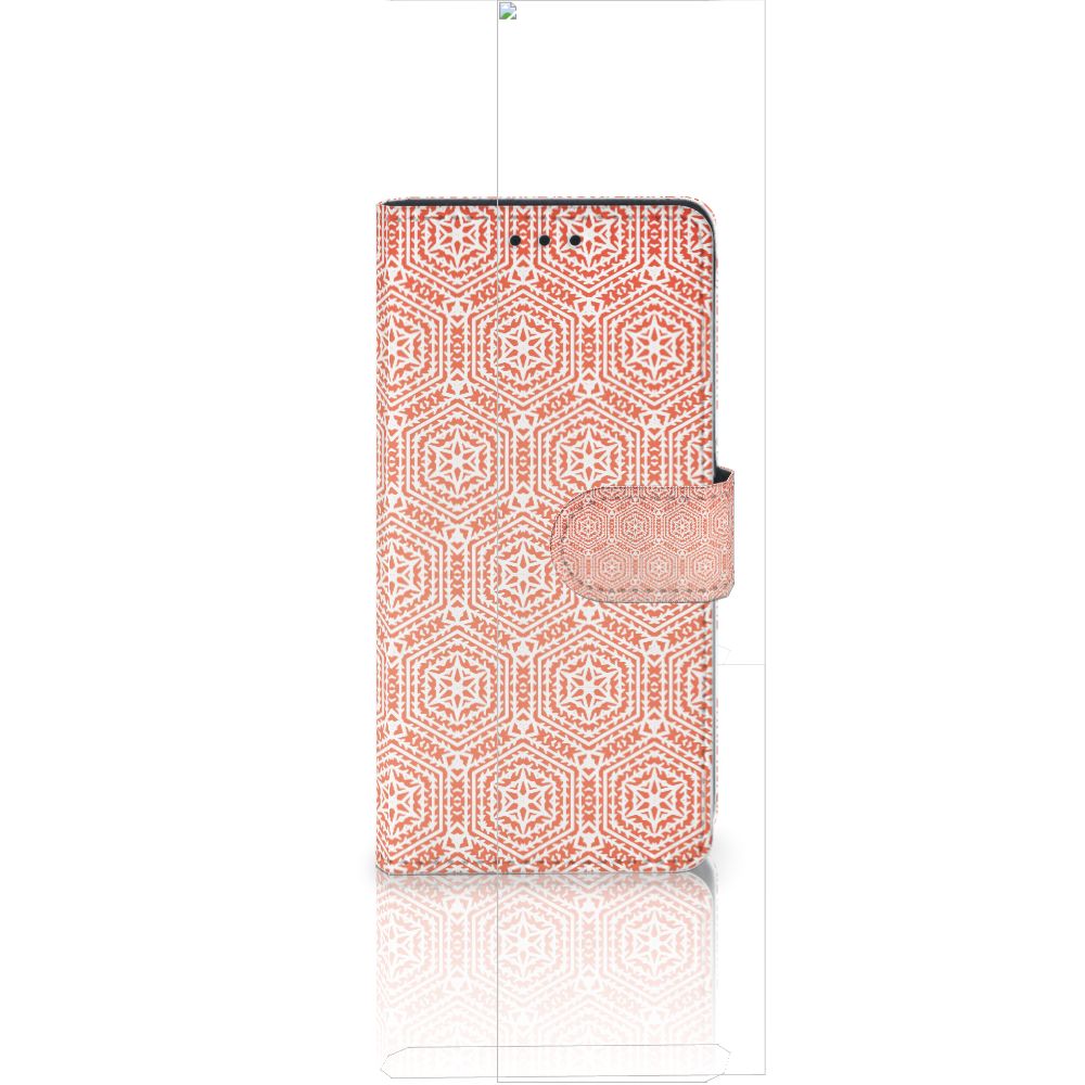 Huawei Ascend P8 Lite Telefoon Hoesje Pattern Orange