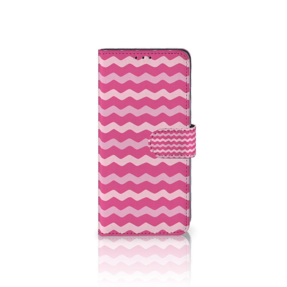 OPPO A91 | Reno3 Telefoon Hoesje Waves Pink