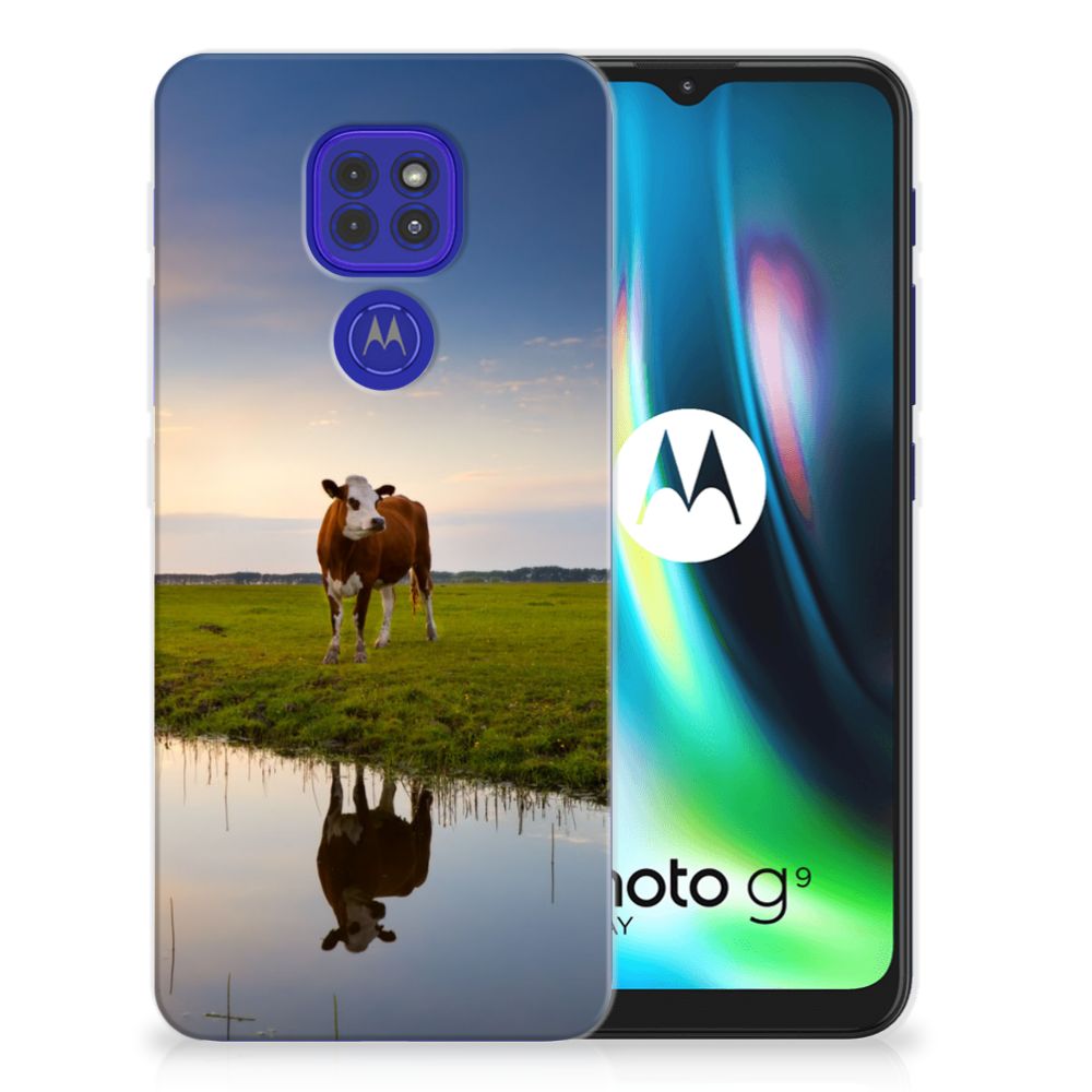 Motorola Moto G9 Play | E7 Plus TPU Hoesje Koe B2C Telecom