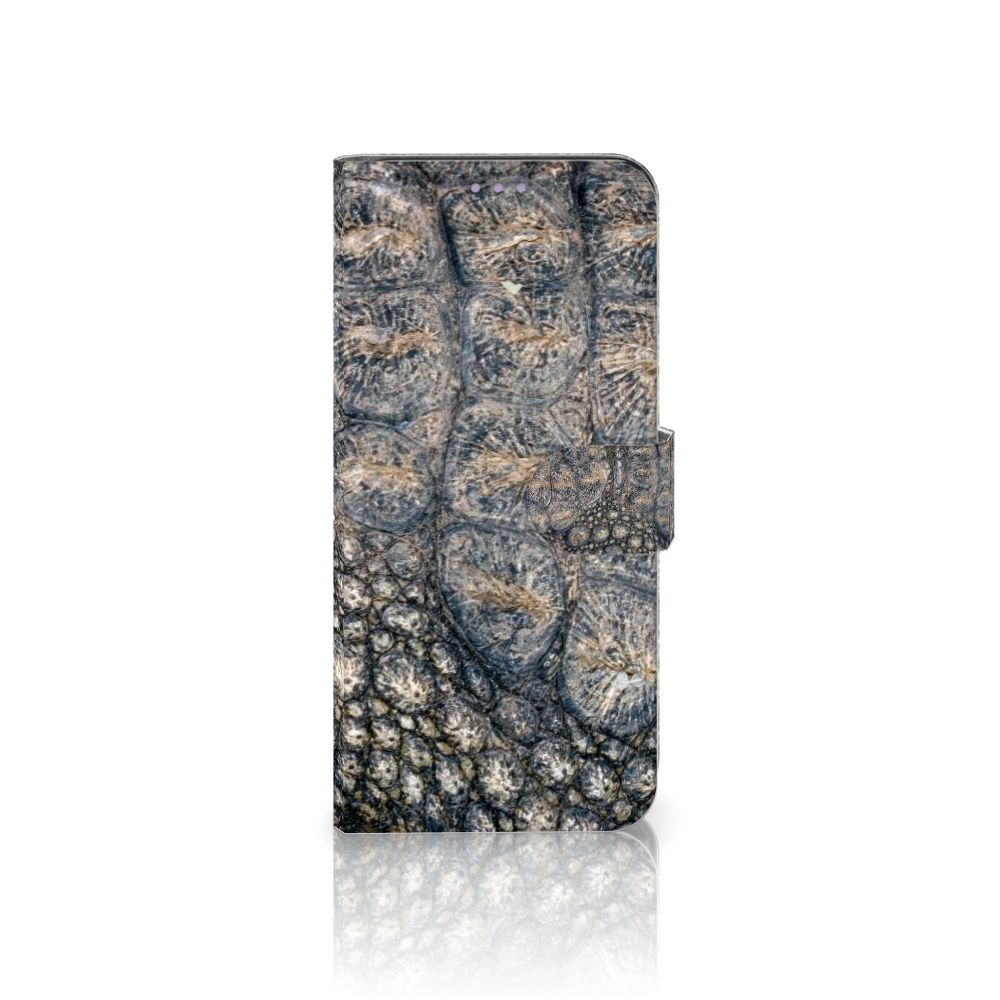 OnePlus Nord CE 5G Telefoonhoesje met Pasjes Krokodillenprint