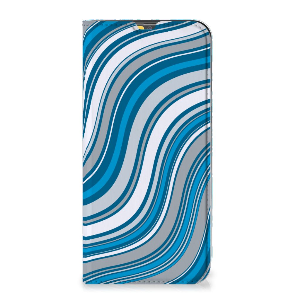 Samsung Galaxy M30s | M21 Hoesje met Magneet Waves Blue - B2C Telecom