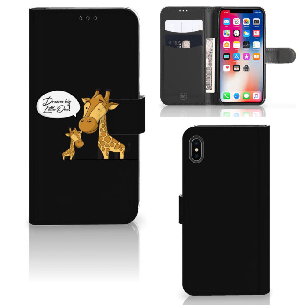 Apple iPhone Xs Max Leuk Hoesje Giraffe