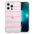 Apple iPhone 13 Pro Doorzichtige Silicone Hoesje Waves Roze B2C Telecom