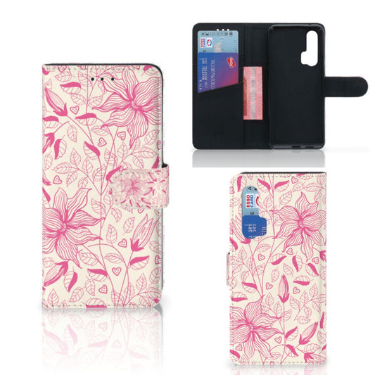 Honor 20 Pro Hoesje Pink Flowers