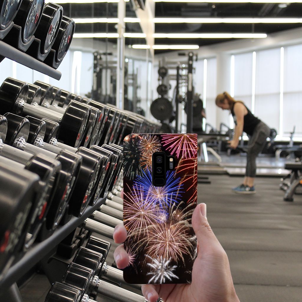 Samsung Galaxy S9 Plus Hippe Standcase Vuurwerk