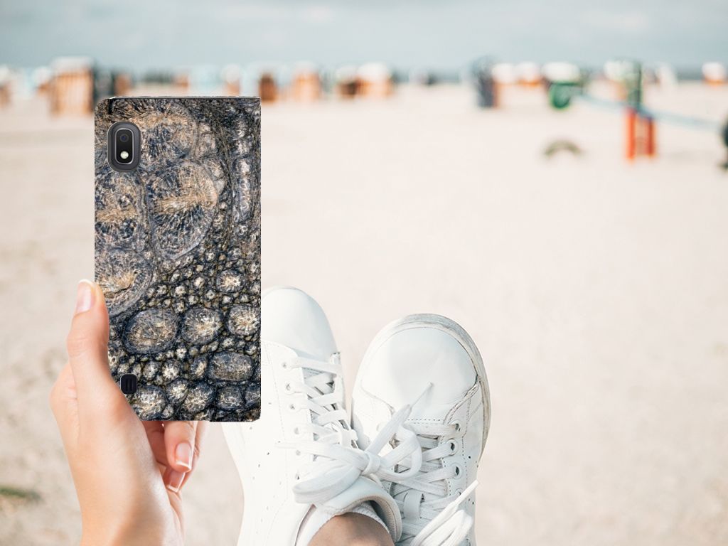 Samsung Galaxy A10 Hoesje maken Krokodillenprint