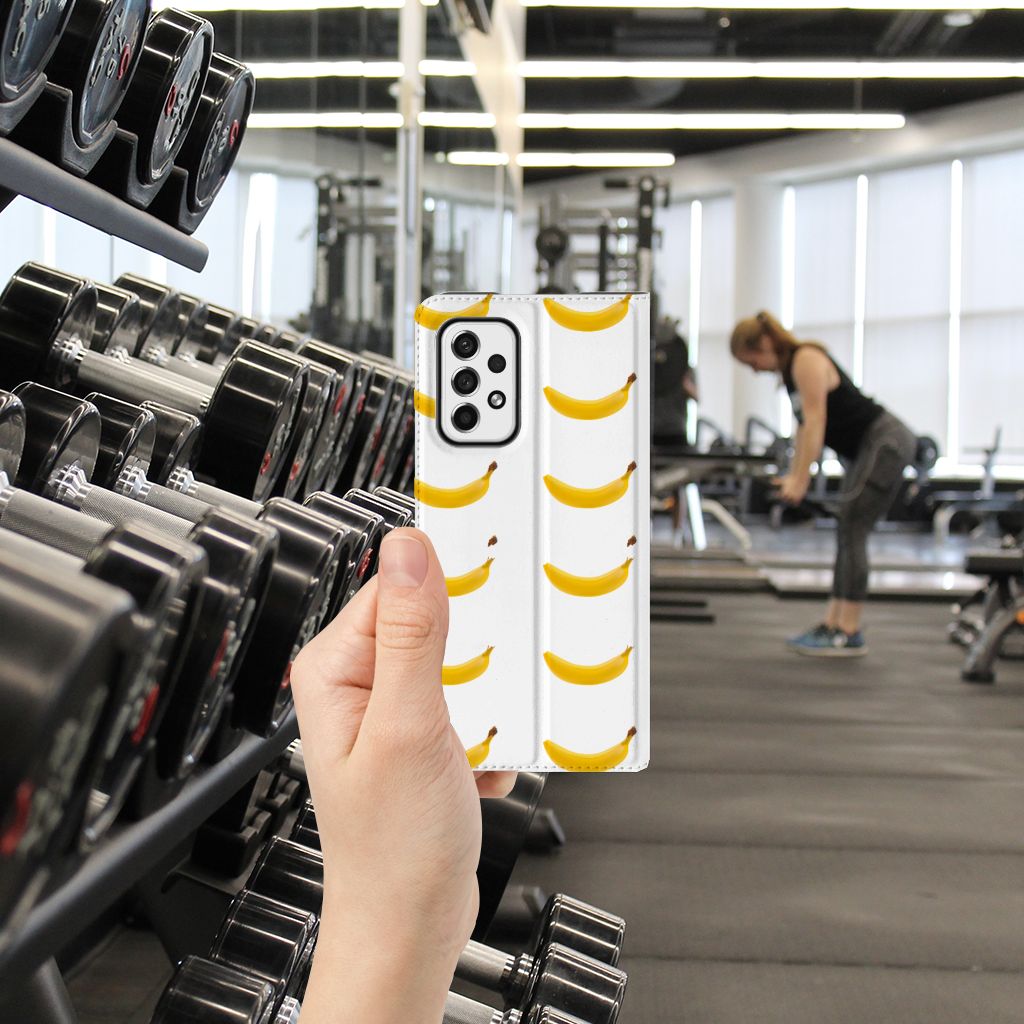 Samsung Galaxy A73 Flip Style Cover Banana - B2C Telecom