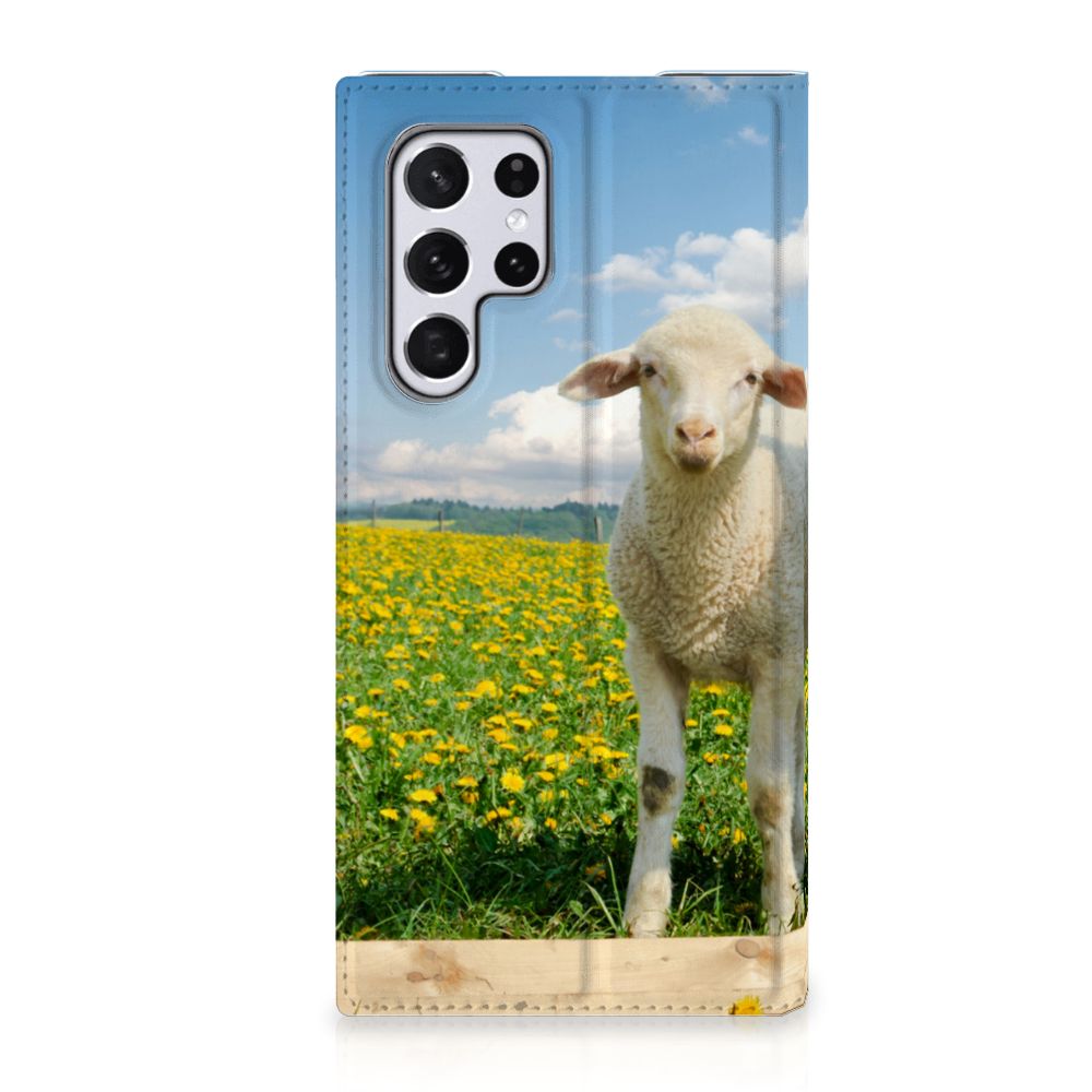 Samsung Galaxy S22 Ultra Hoesje maken Schaap en Lammetje - B2C Telecom
