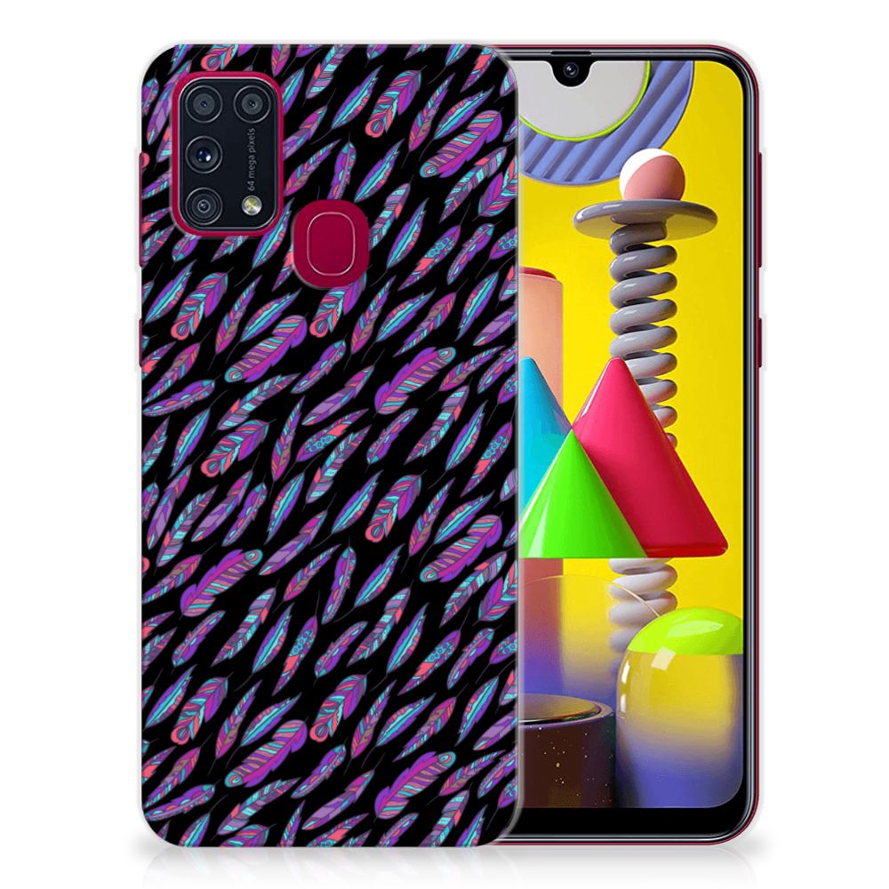 Samsung Galaxy M31 TPU bumper Feathers Color B2C Telecom