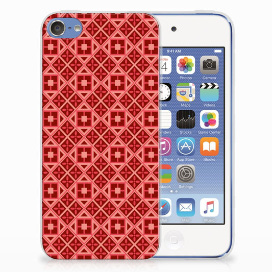 Apple iPod Touch 5 | 6 TPU bumper Batik Rood