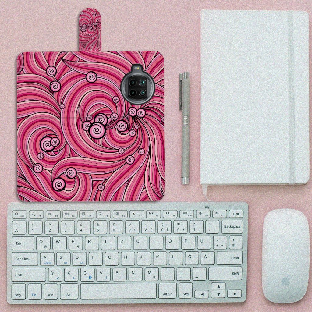 Xiaomi Mi 10T Lite Hoesje Swirl Pink