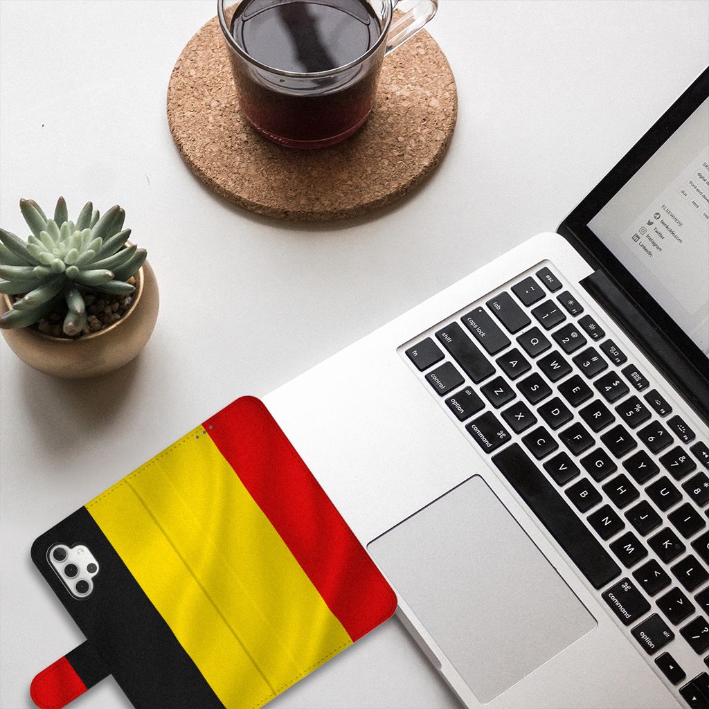 Samsung Galaxy A32 5G Bookstyle Case Belgische Vlag