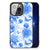 Bloemen Hoesje voor iPhone 13 Pro Flowers Blue