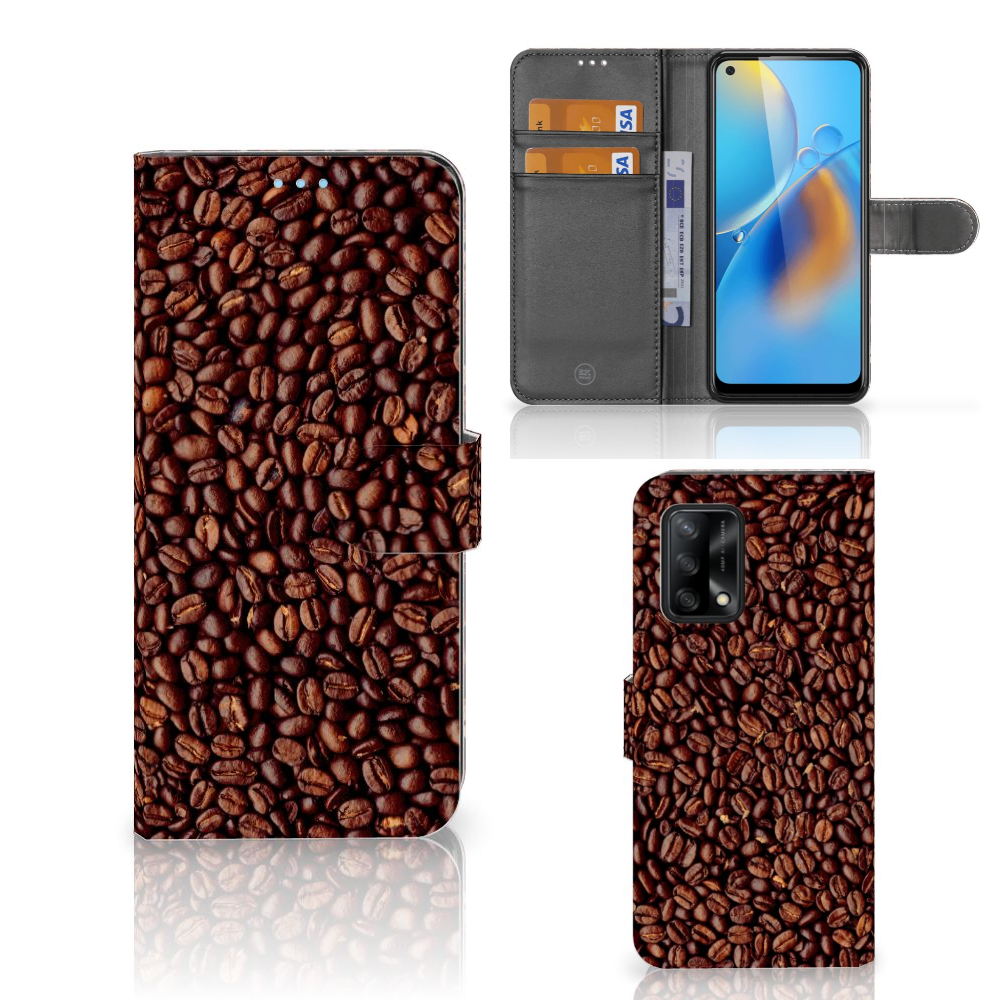 OPPO A74 4G Book Cover Koffiebonen
