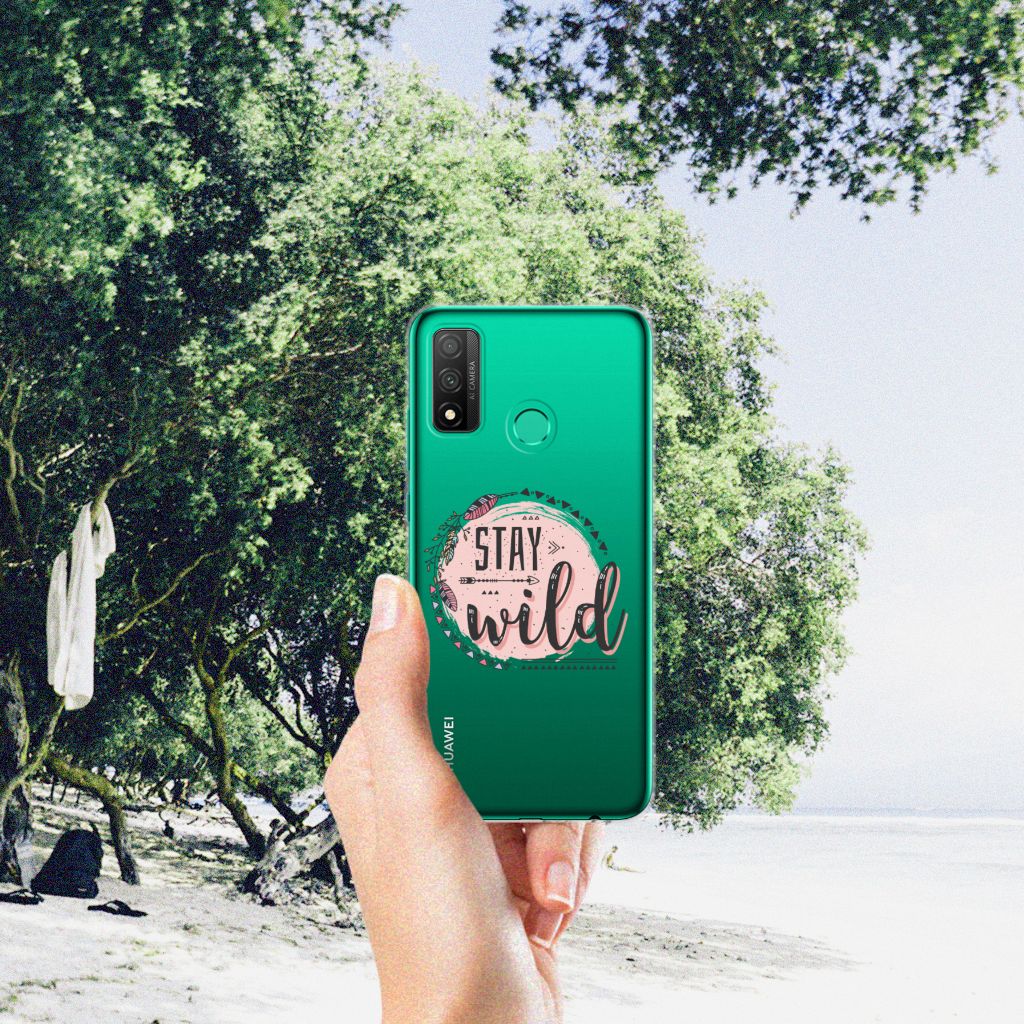 Huawei P Smart 2020 Telefoonhoesje met Naam Boho Stay Wild B2C Telecom