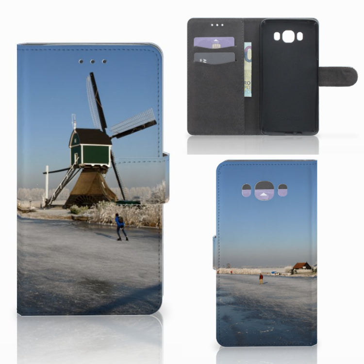 Samsung Galaxy J7 2016 Flip Cover Schaatsers