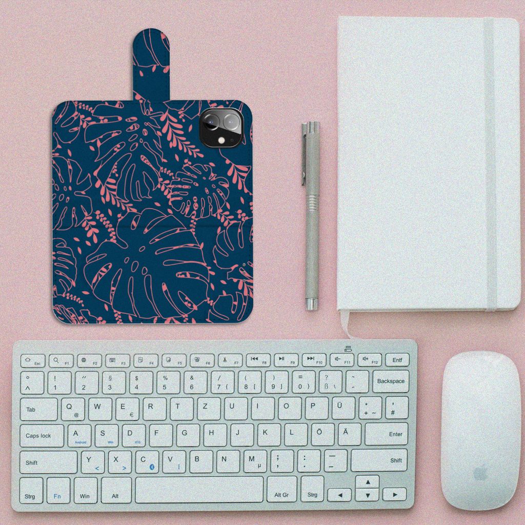 Apple iPhone 12 Mini Hoesje Palm Leaves