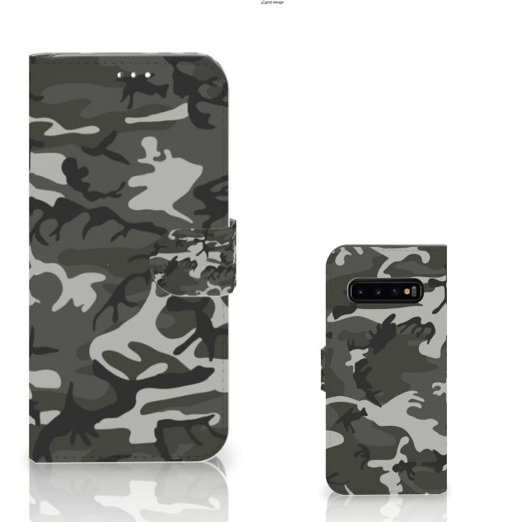 Samsung Galaxy S10 Plus Telefoon Hoesje Army Light