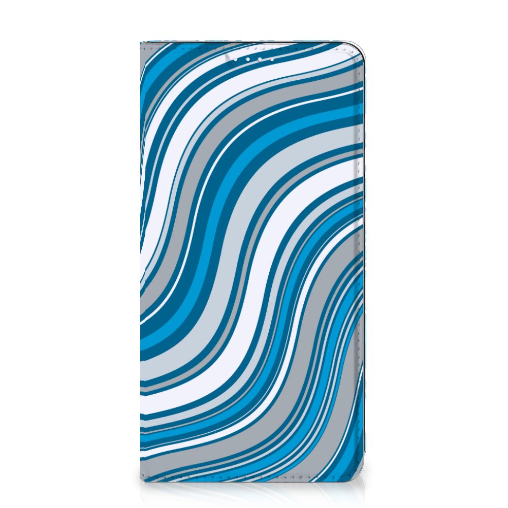 Samsung Galaxy S20 FE Hoesje met Magneet Waves Blue - B2C Telecom