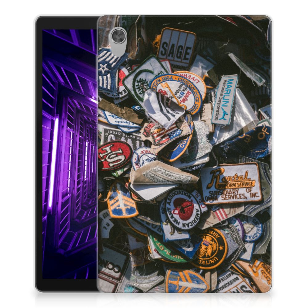 Lenovo Tab M10 HD (2de generatie) Tablet Backcover met foto Badges - B2C Telecom
