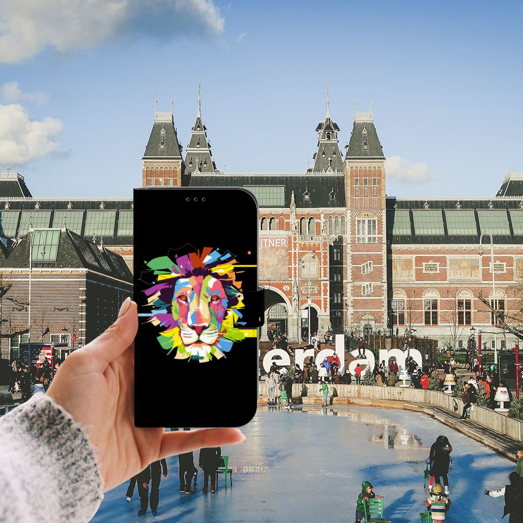 iPhone 13 Pro Max Leuk Hoesje Lion Color