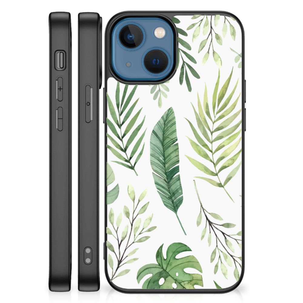 Apple iPhone 13 mini Bloemen Hoesje Leaves B2C Telecom